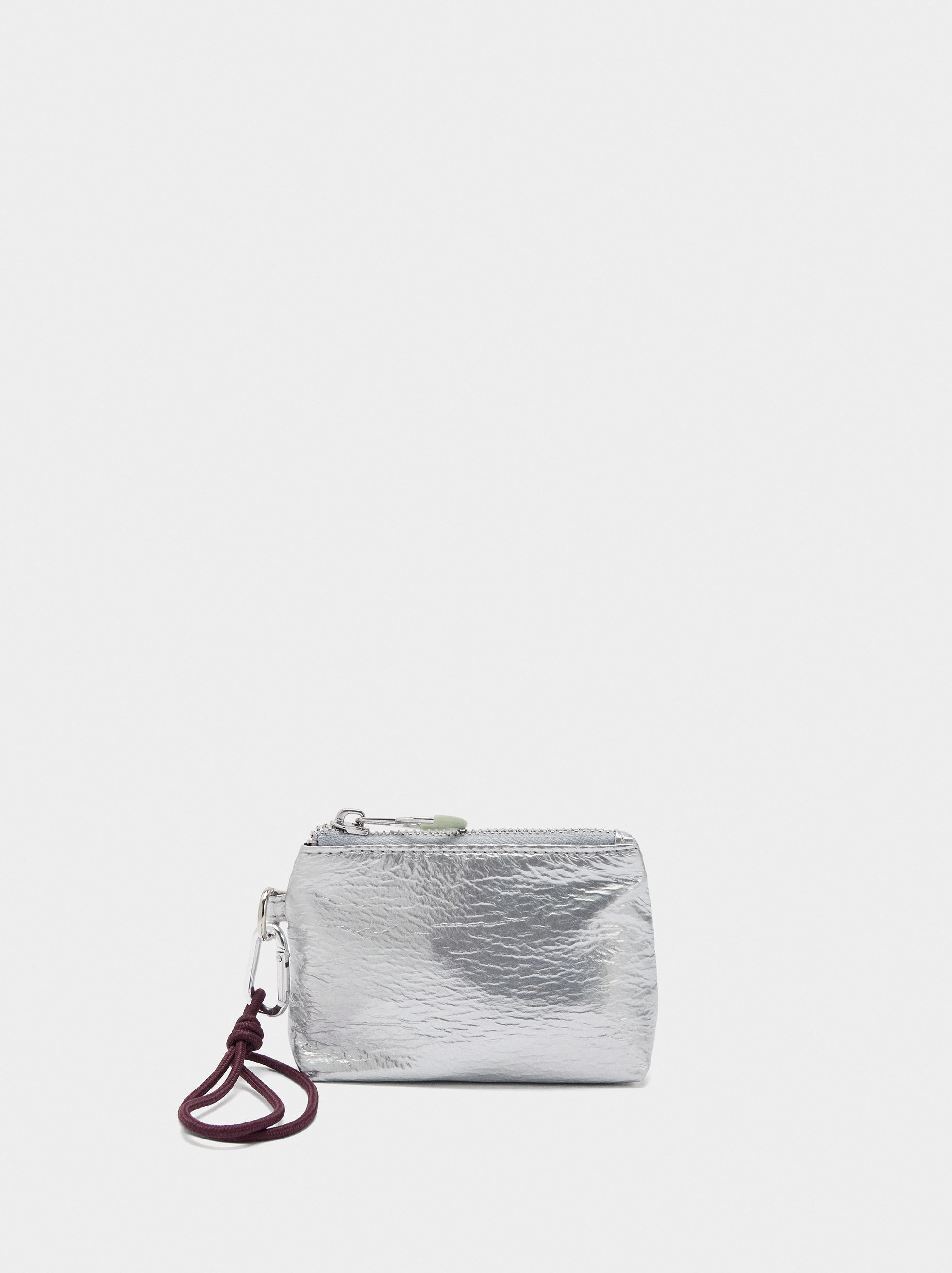 Bolsa para moedas metalizada