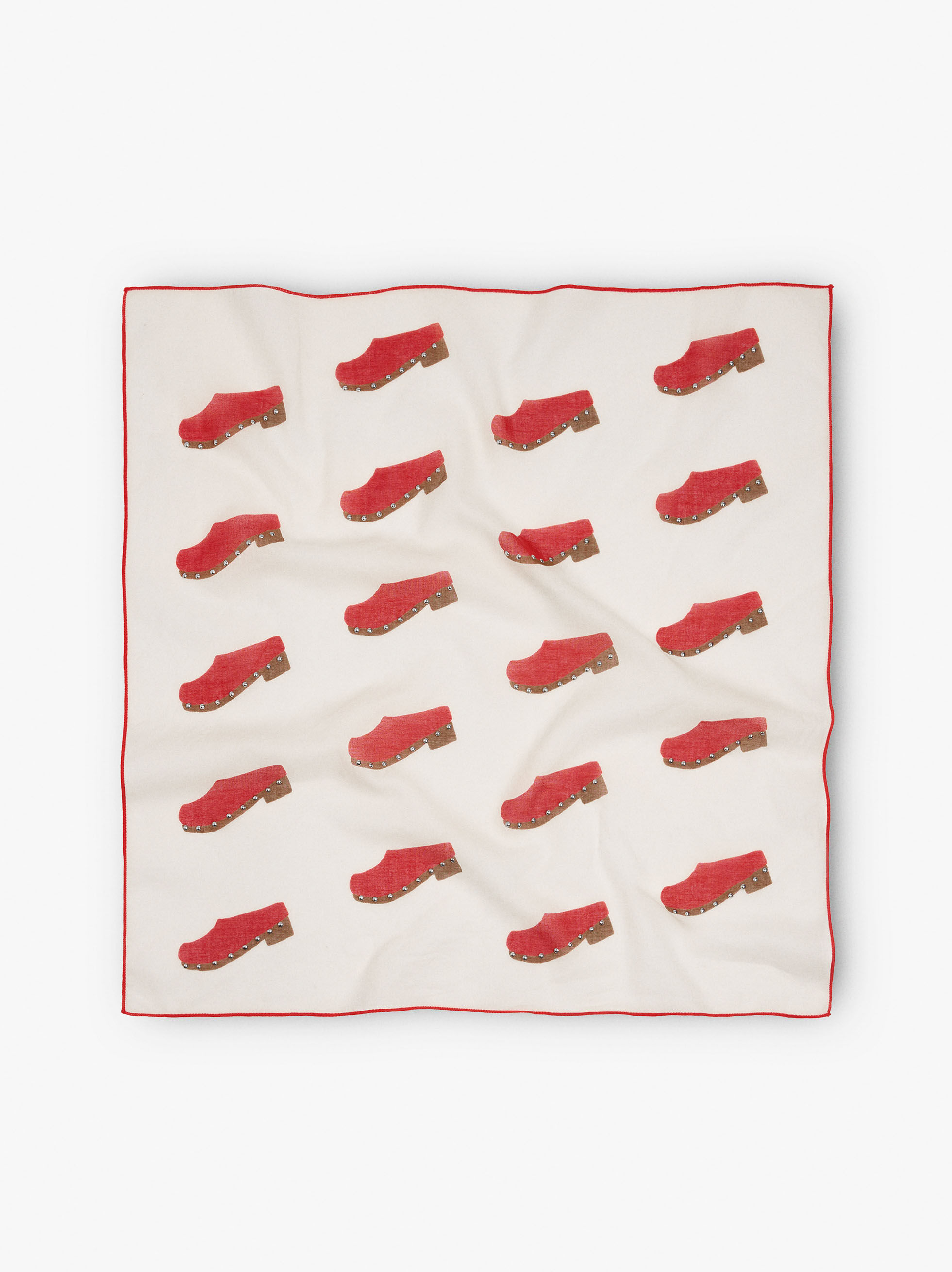 Lenço estampado de socas 100% algodão