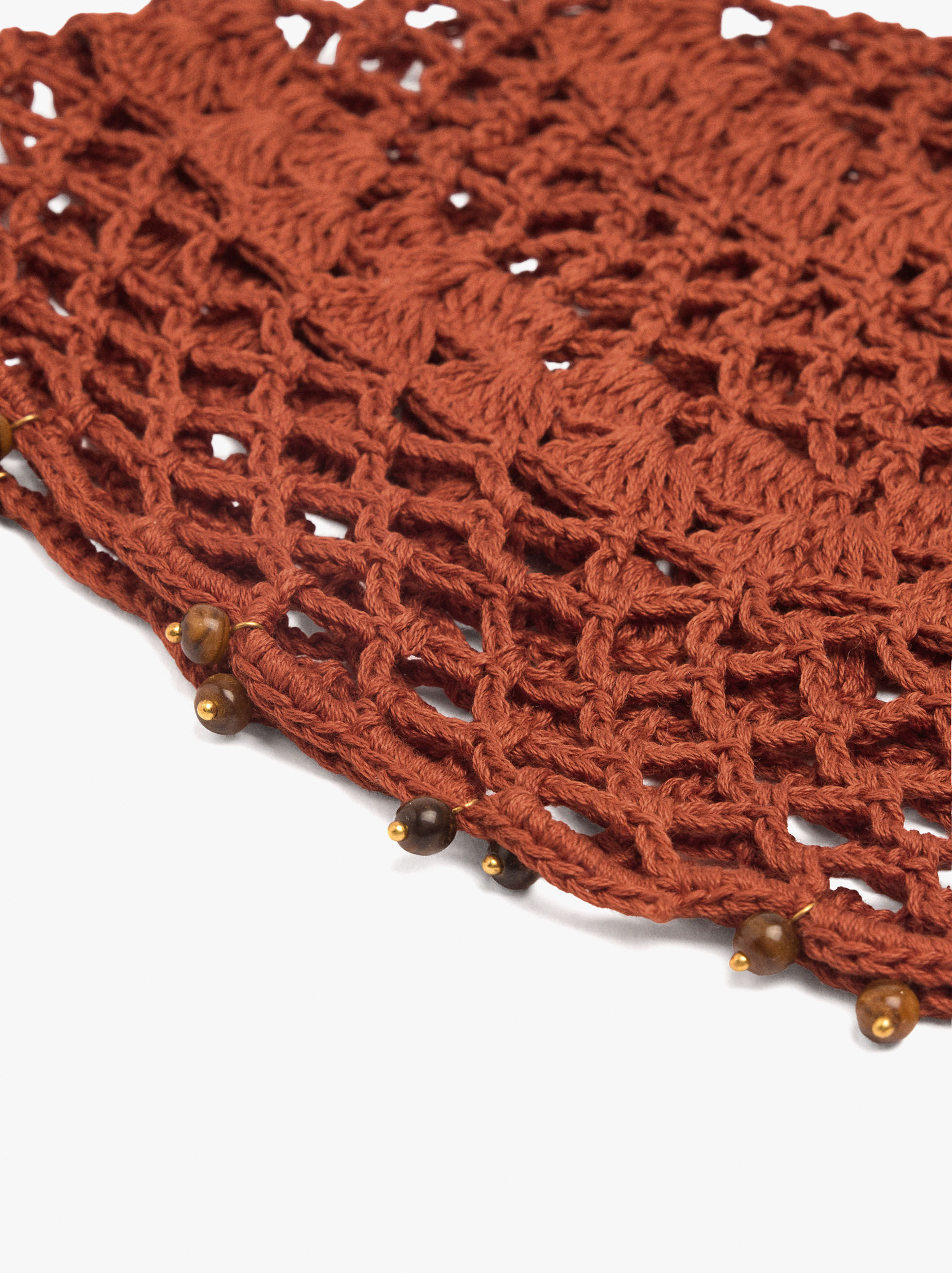 Gorro em croché de algodão