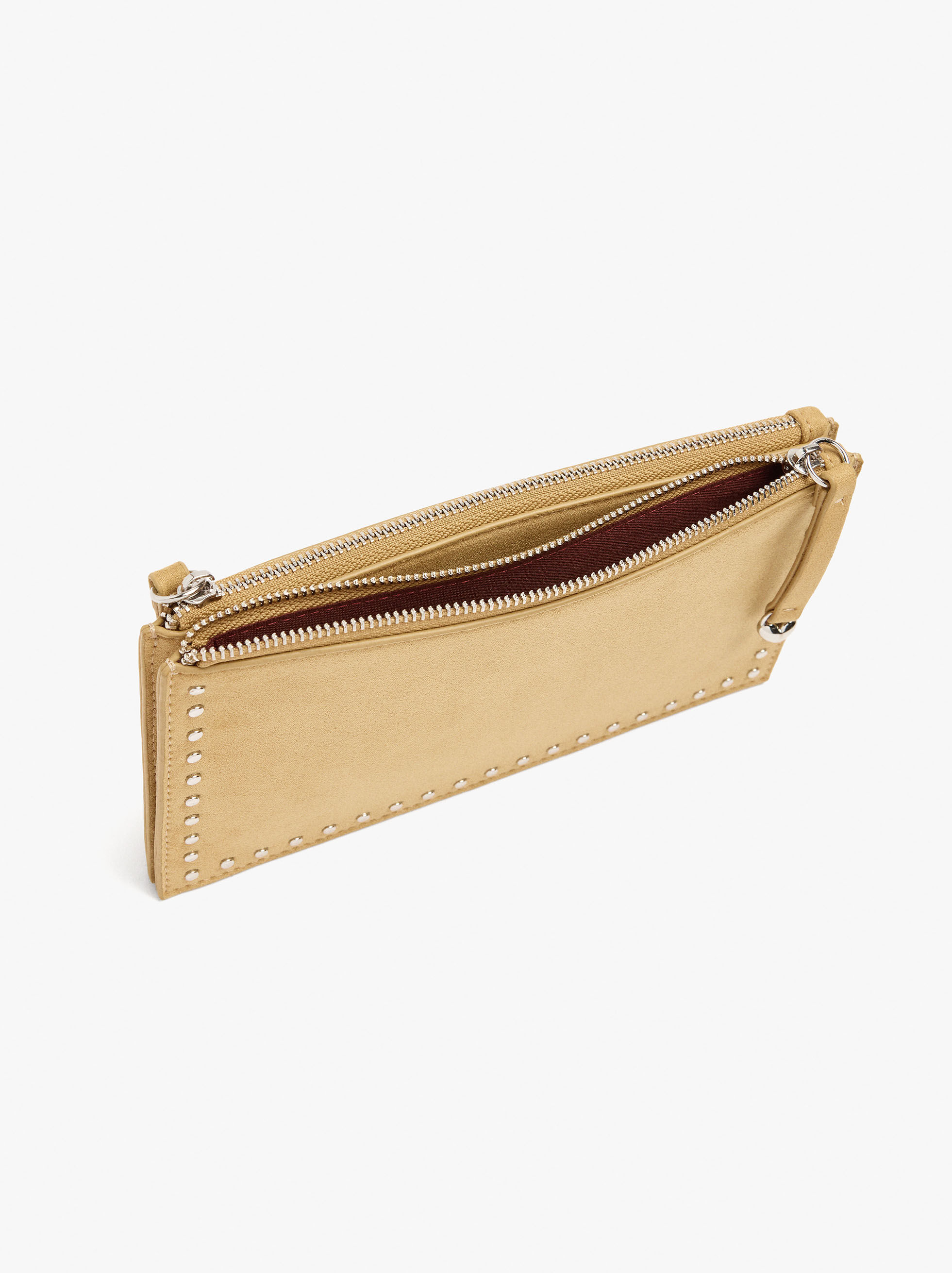 Bolsa multiusos com tachas detalhe coração