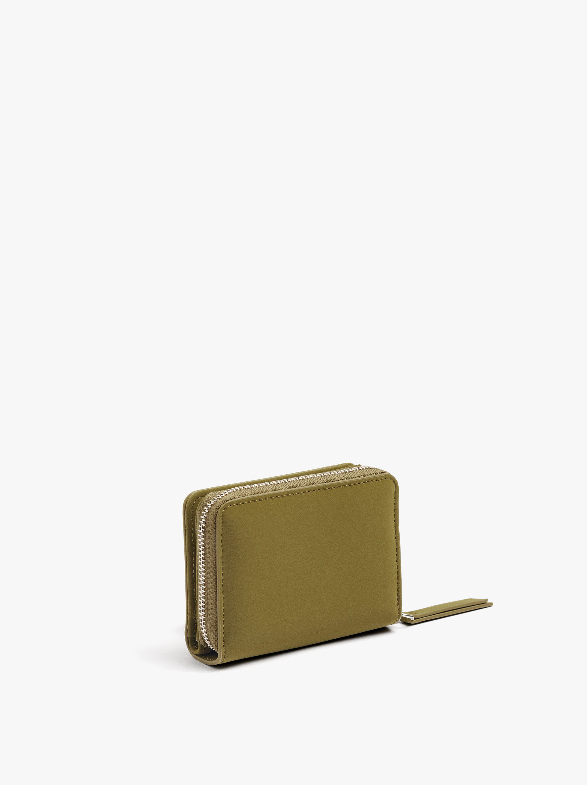 Porta-moedas básico textura suave