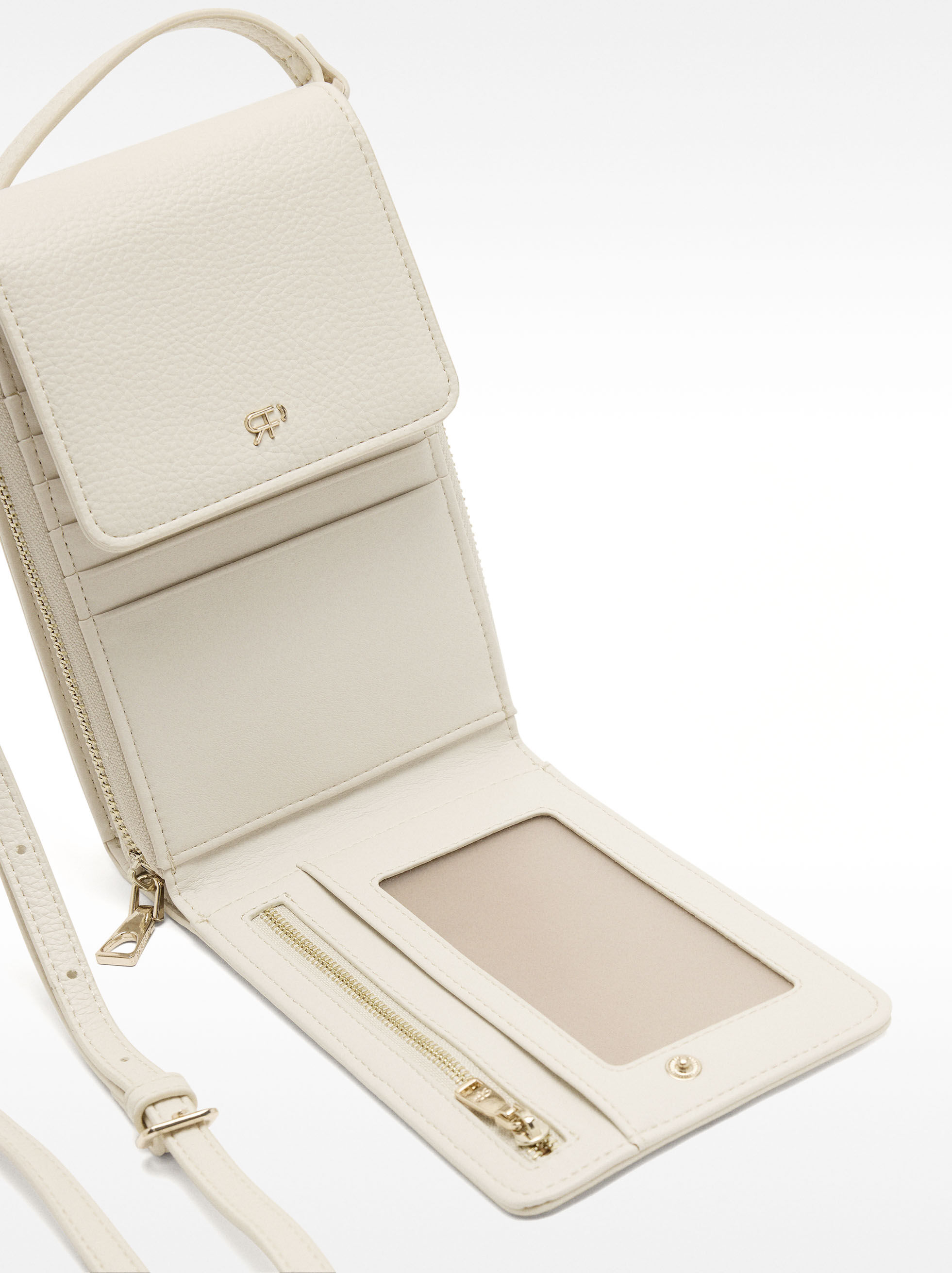 Bolsa para telemóvel com textura