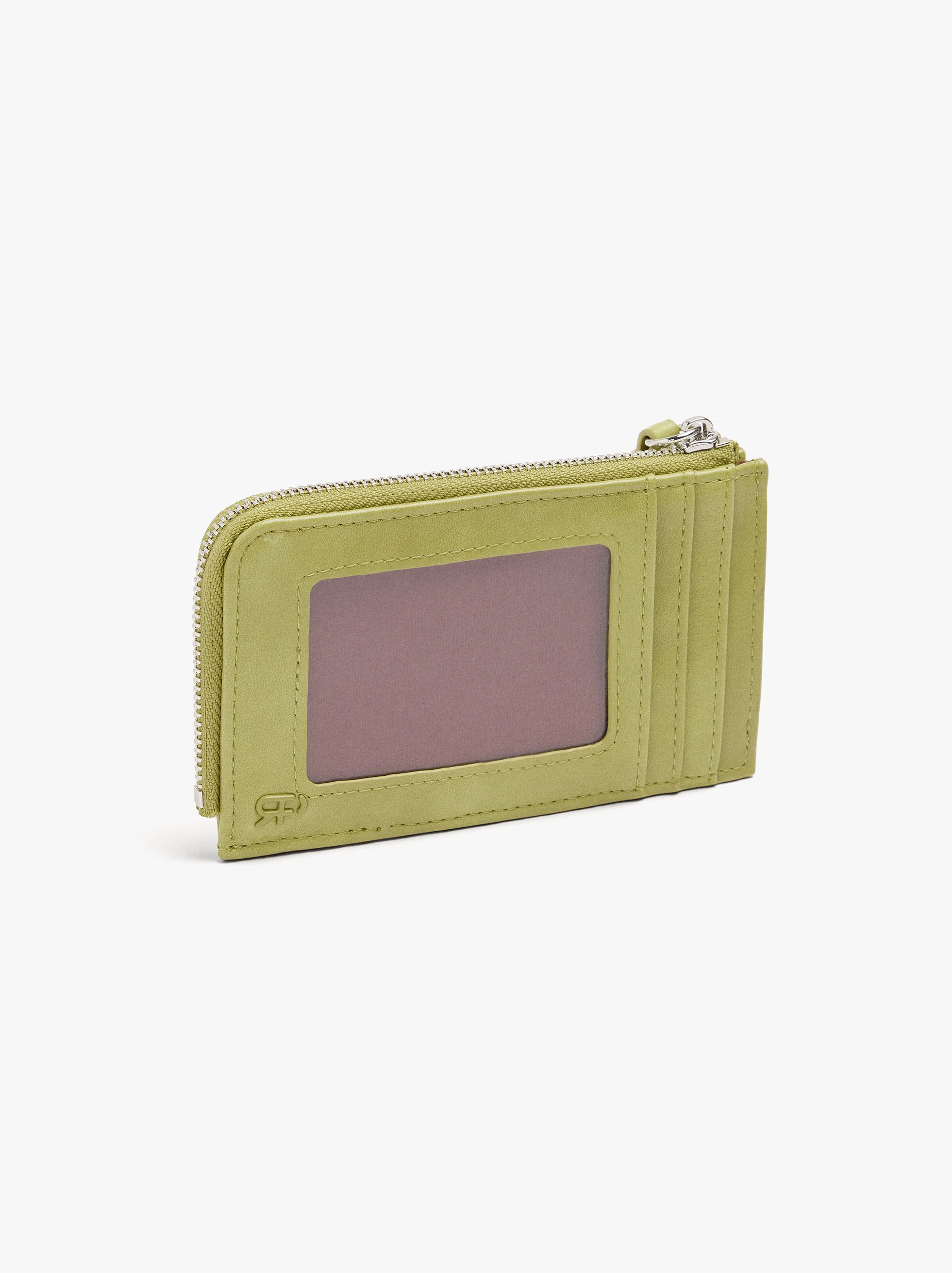Porta-cartões com tachas