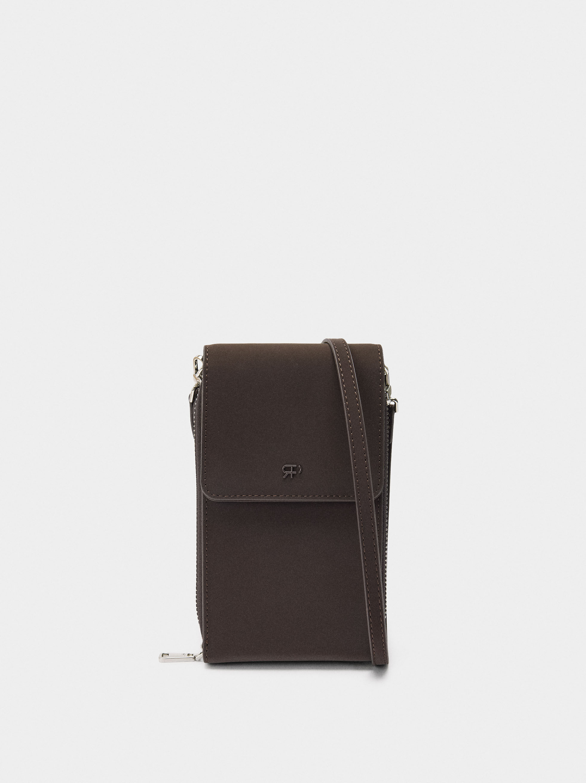 Bolso para telemóvel textura suave