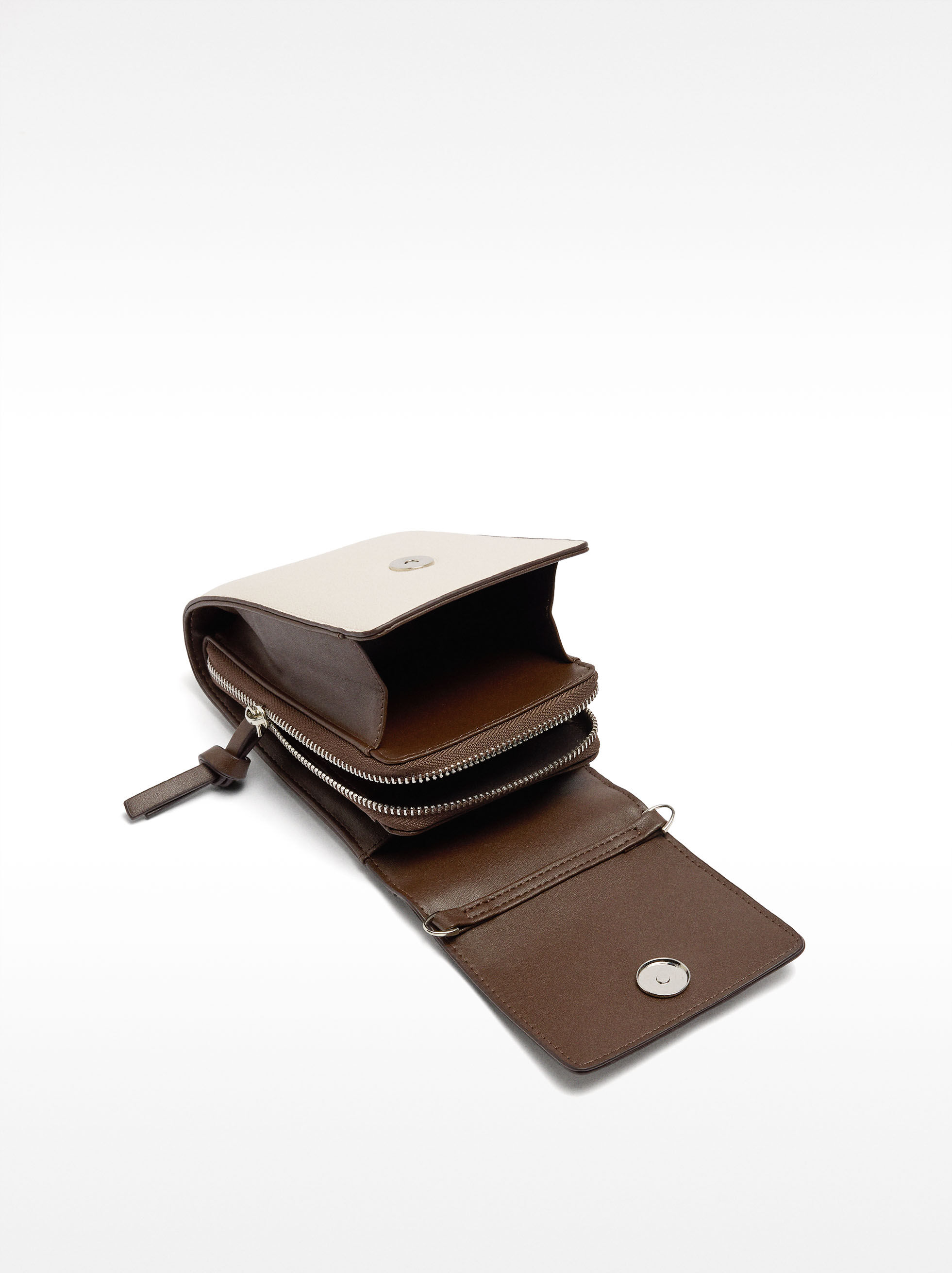Bolsa para telemóvel fecho de aba