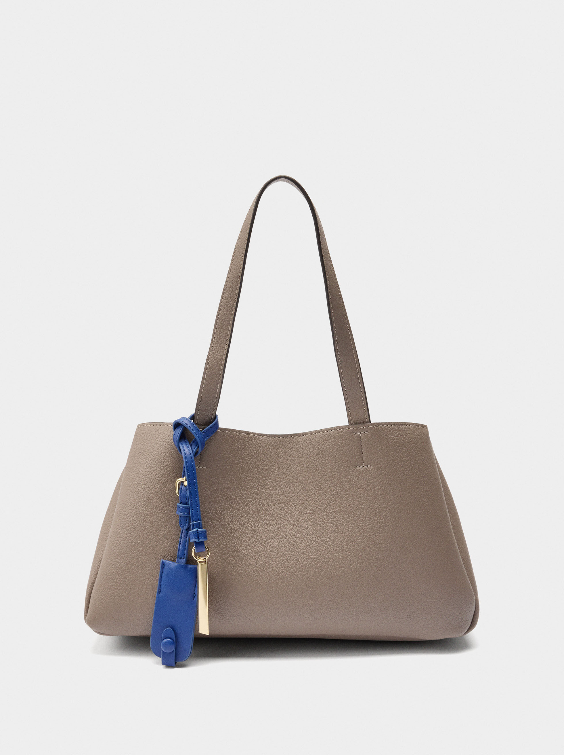 Mala tote lisa com penduro