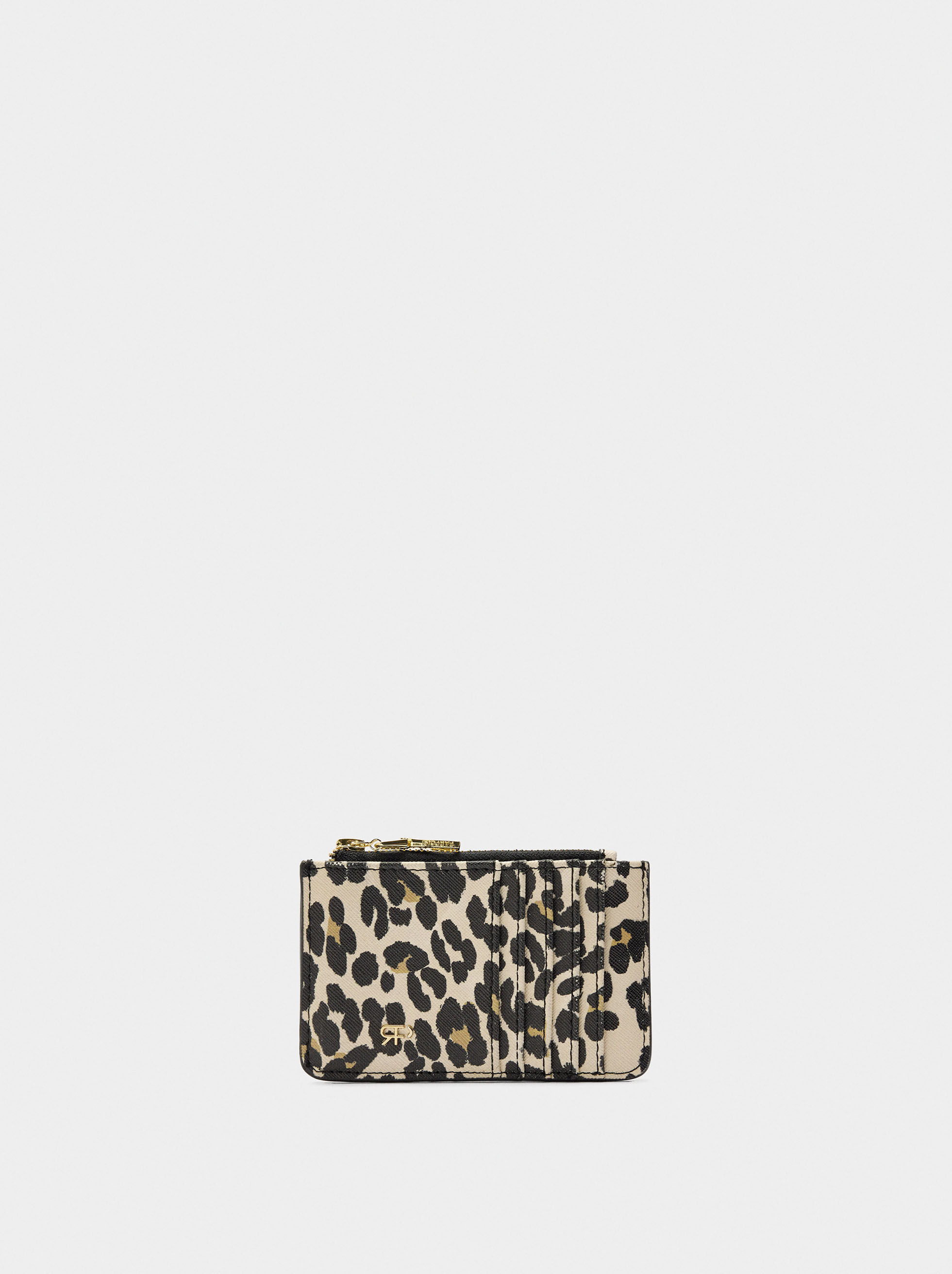 Porta-cartões estampado animal