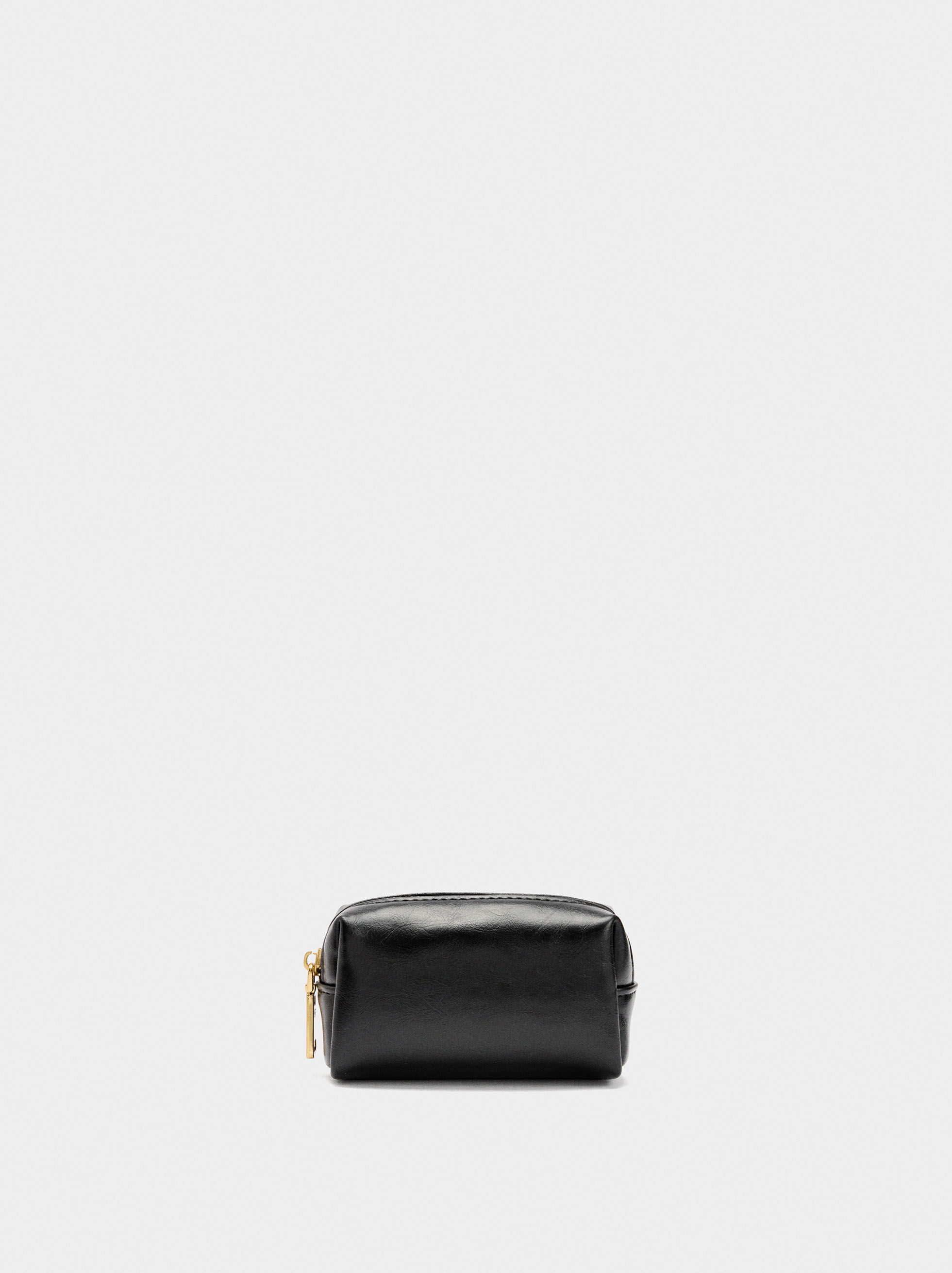 Bolsa para moedas efeito envernizado