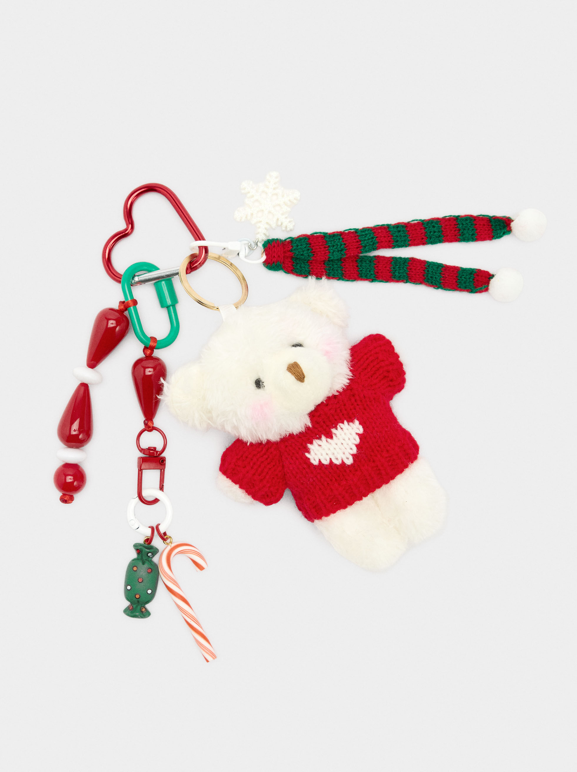 Porta-chaves charm NATAL - The Bear Collection