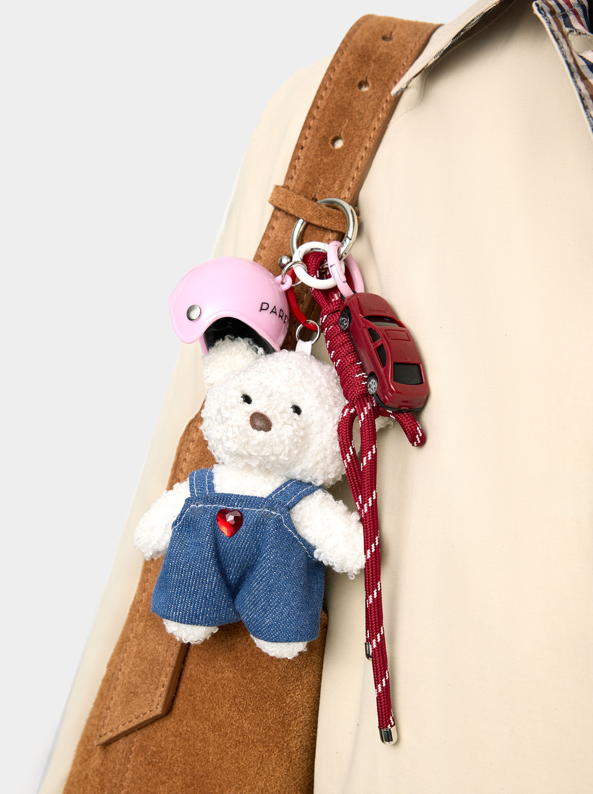 Porta-chaves charm F1GIRLIE - The Bear Collection