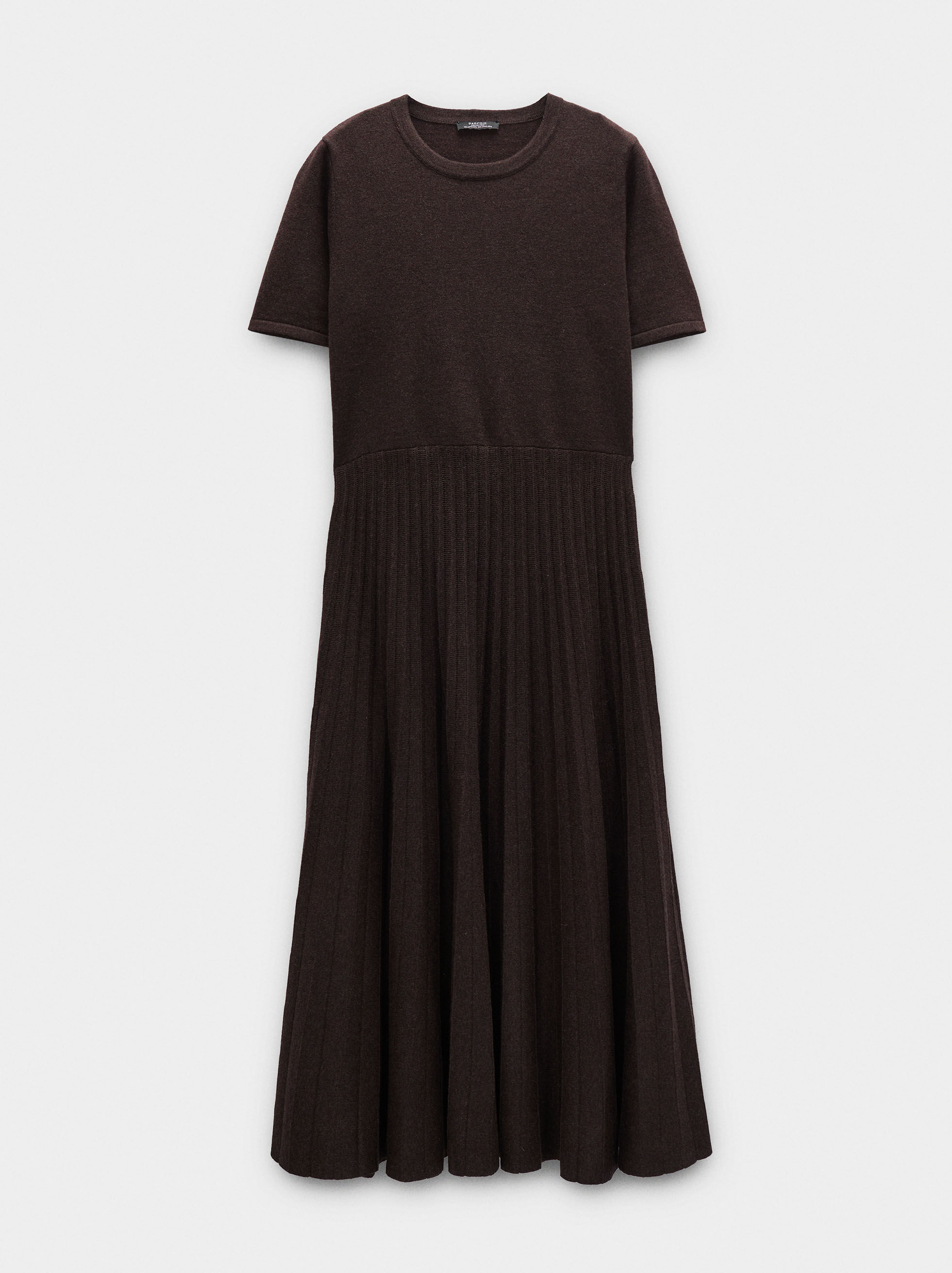 Vestido midi de malha