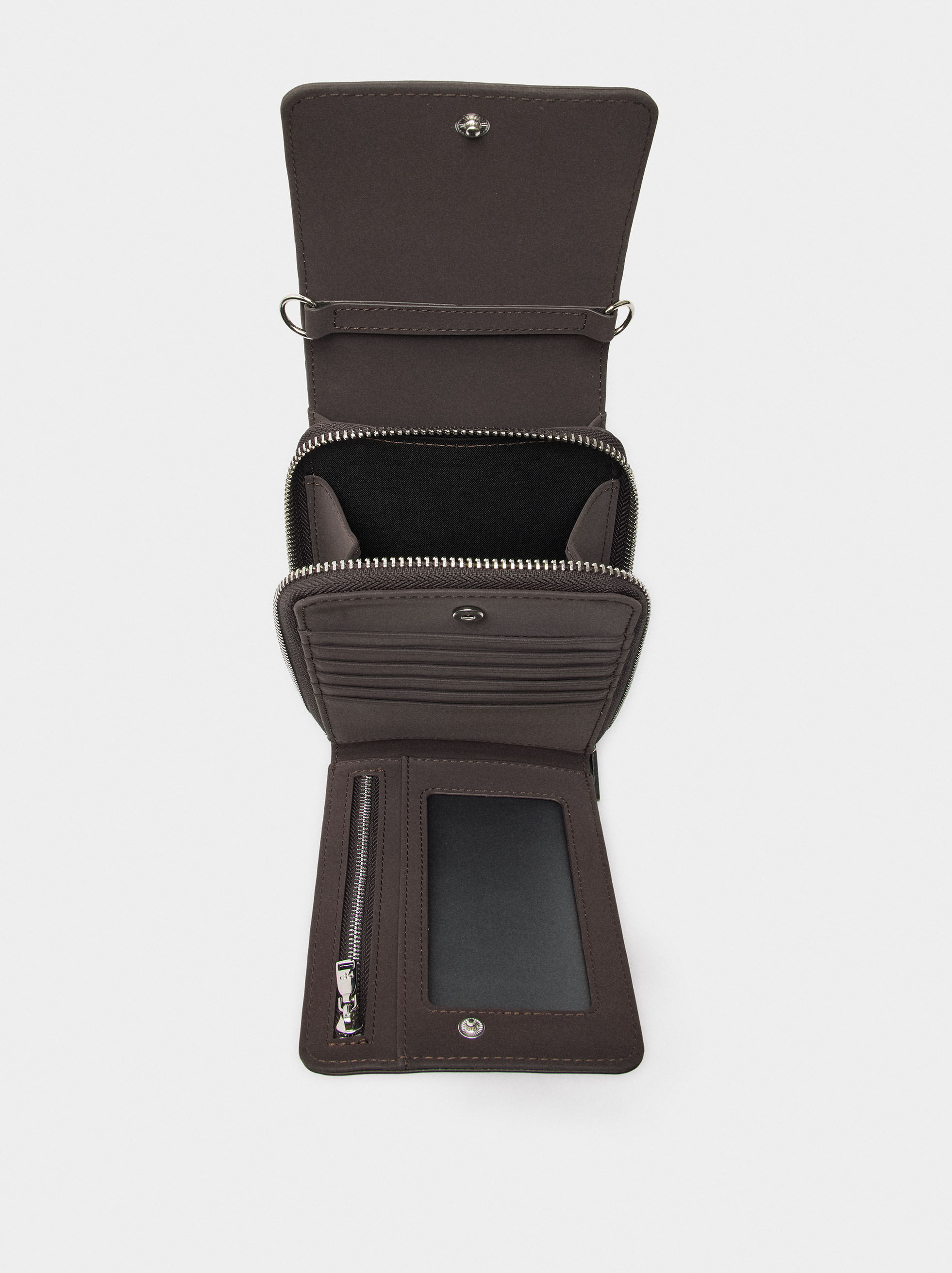 Bolso para telemóvel textura suave