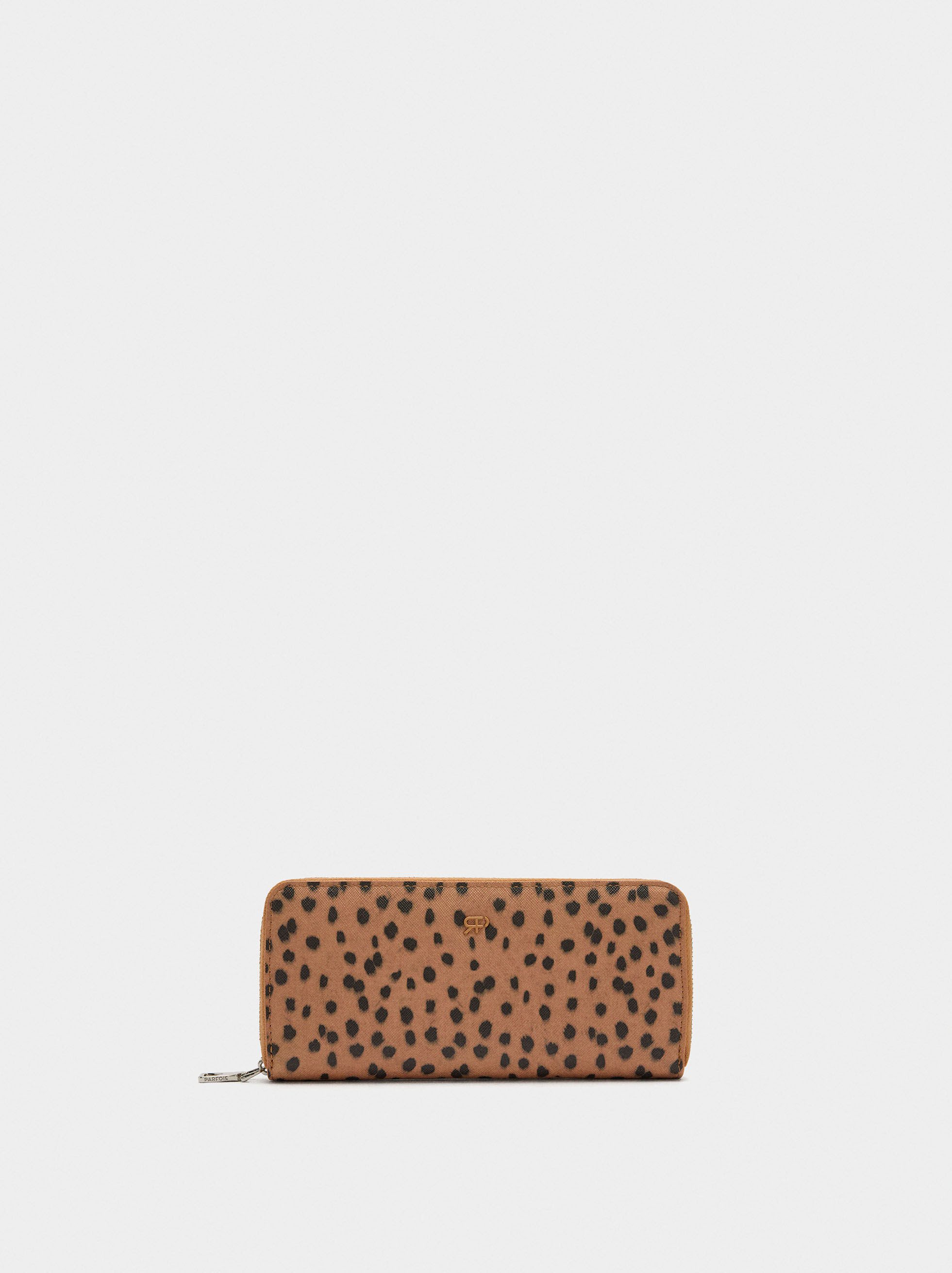 Porta-moedas estampado animal L