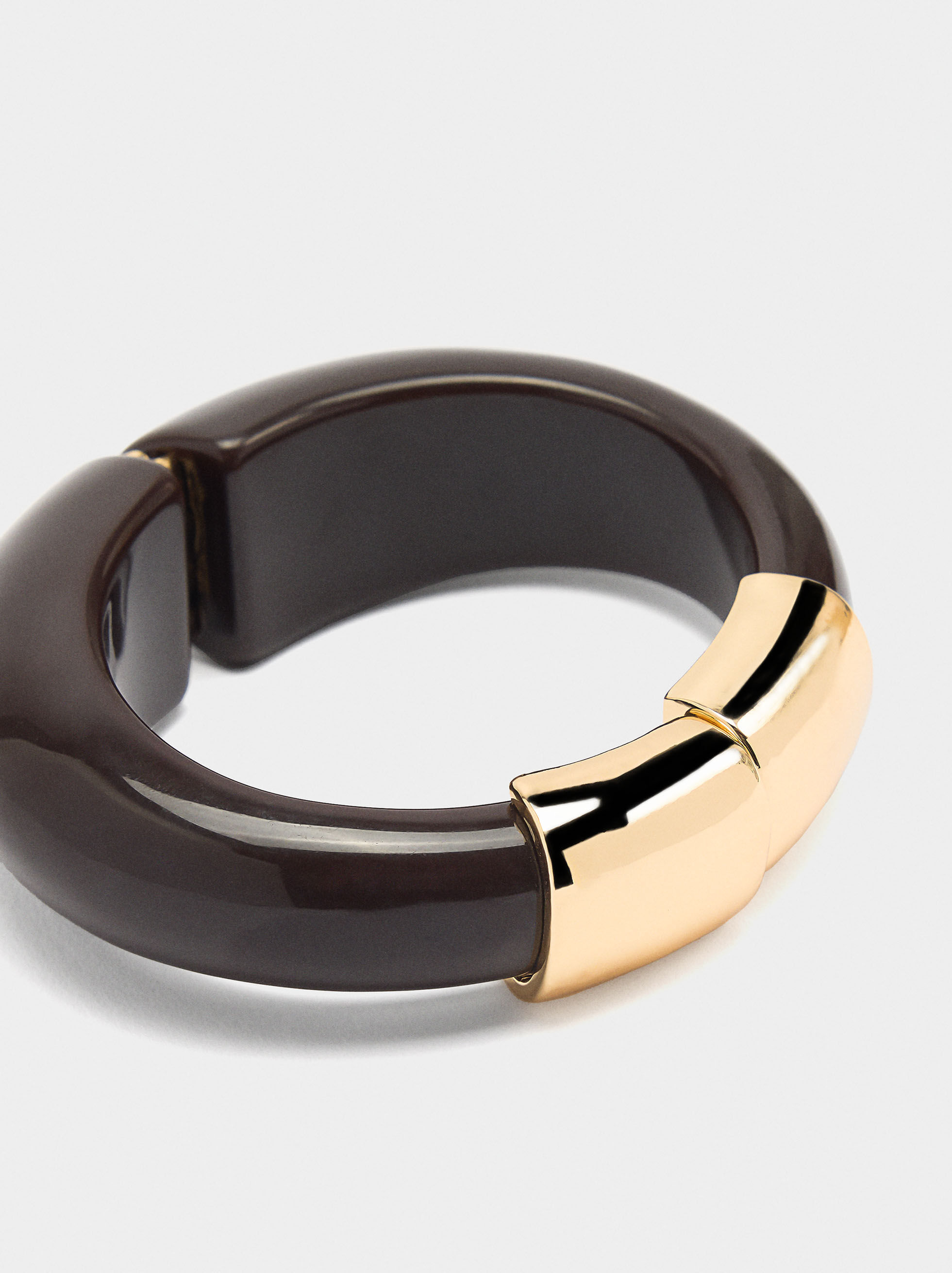 Pulseira rígida de resina