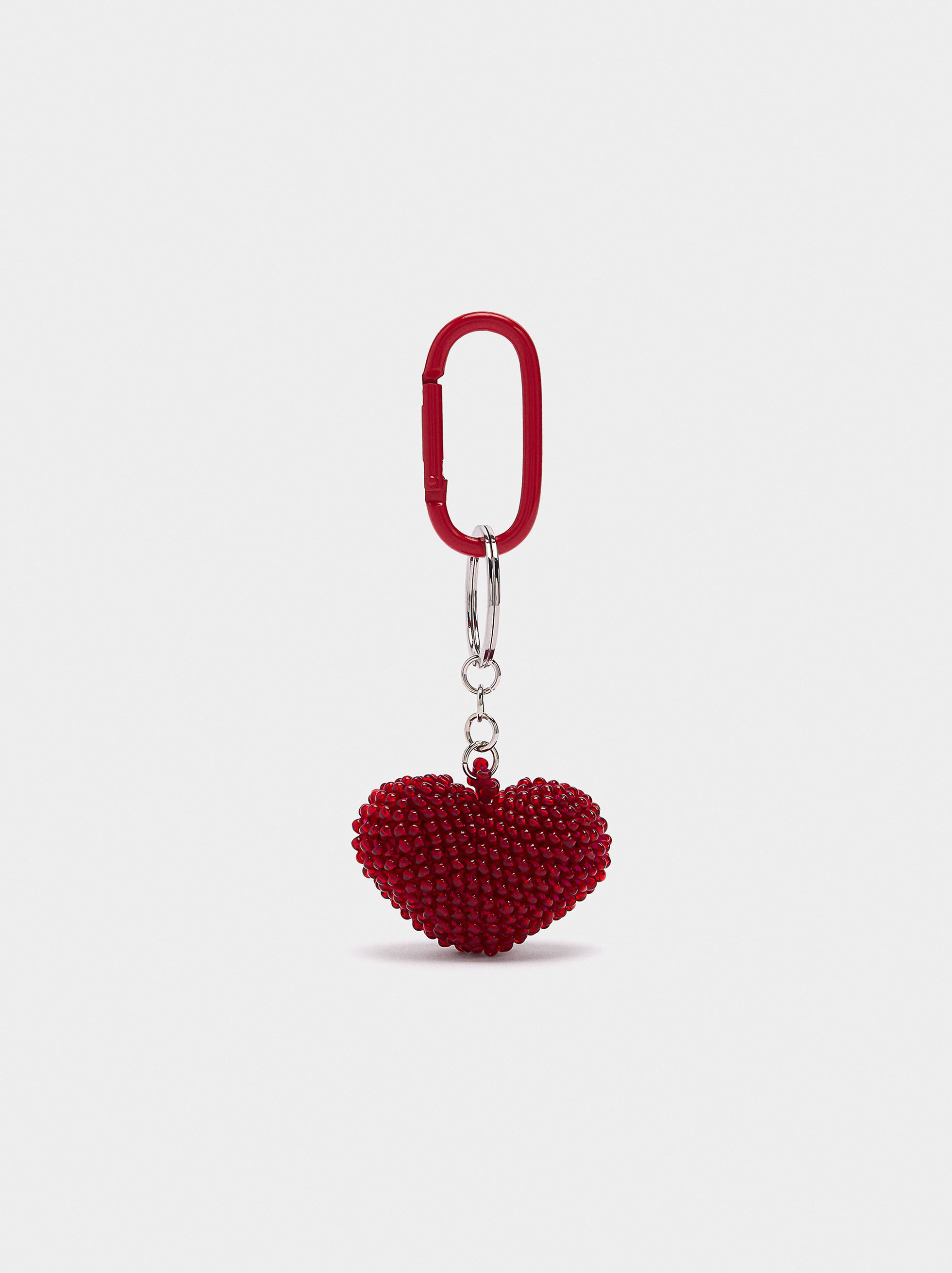 Porta-chaves charm coração