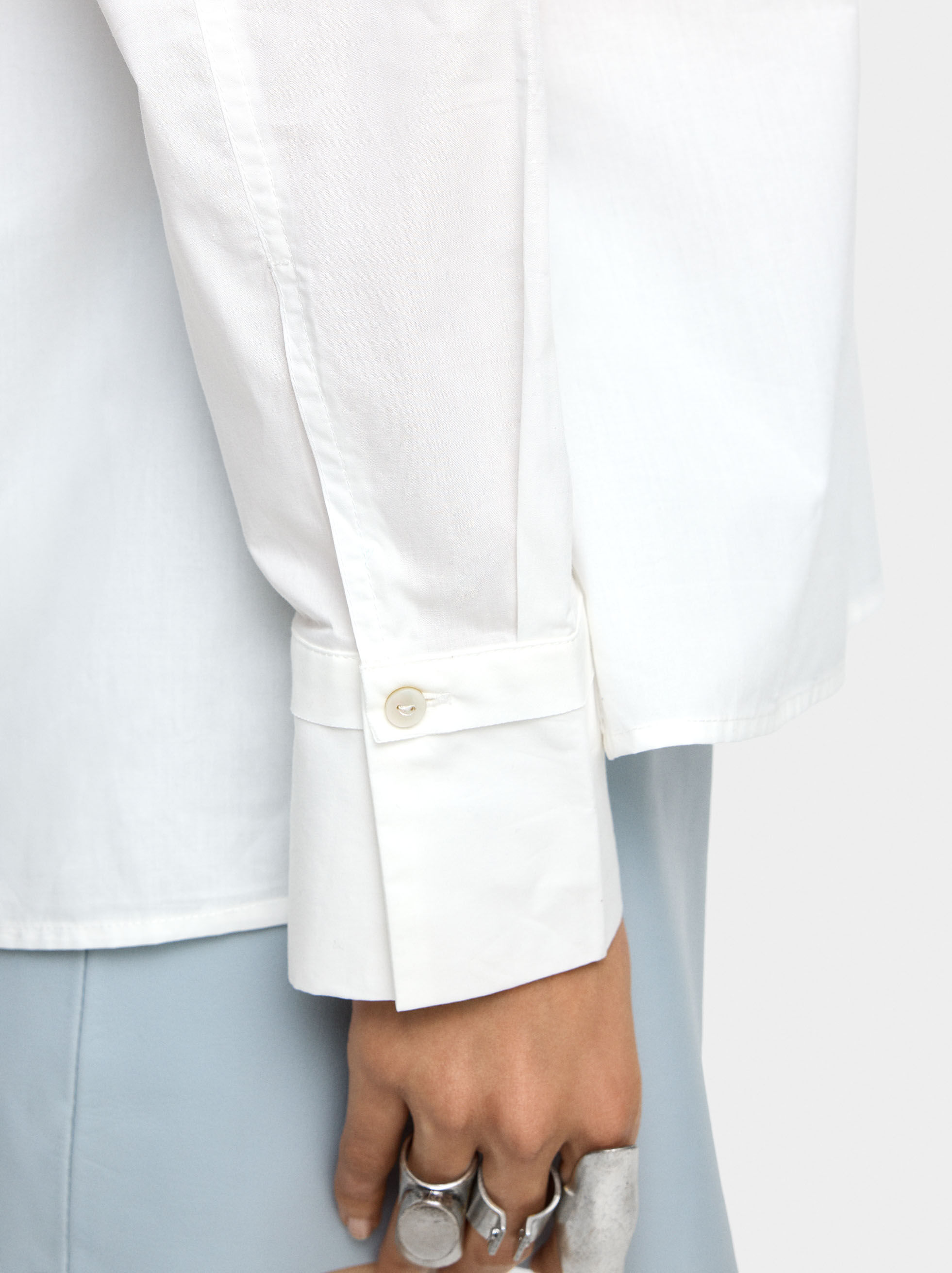 Camisa manga comprida 100% algodão