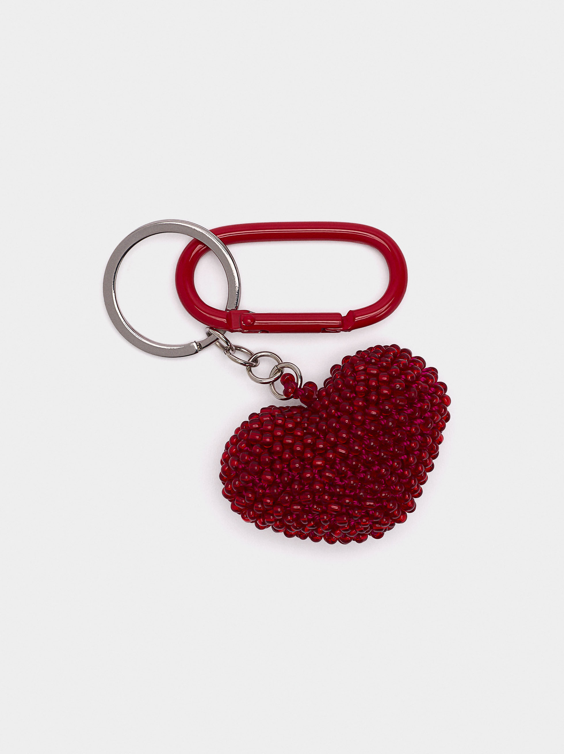 Porta-chaves charm coração