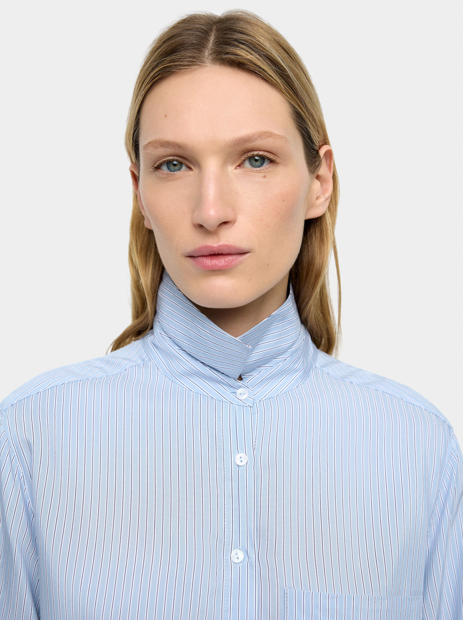 Camisa com risca diplomática