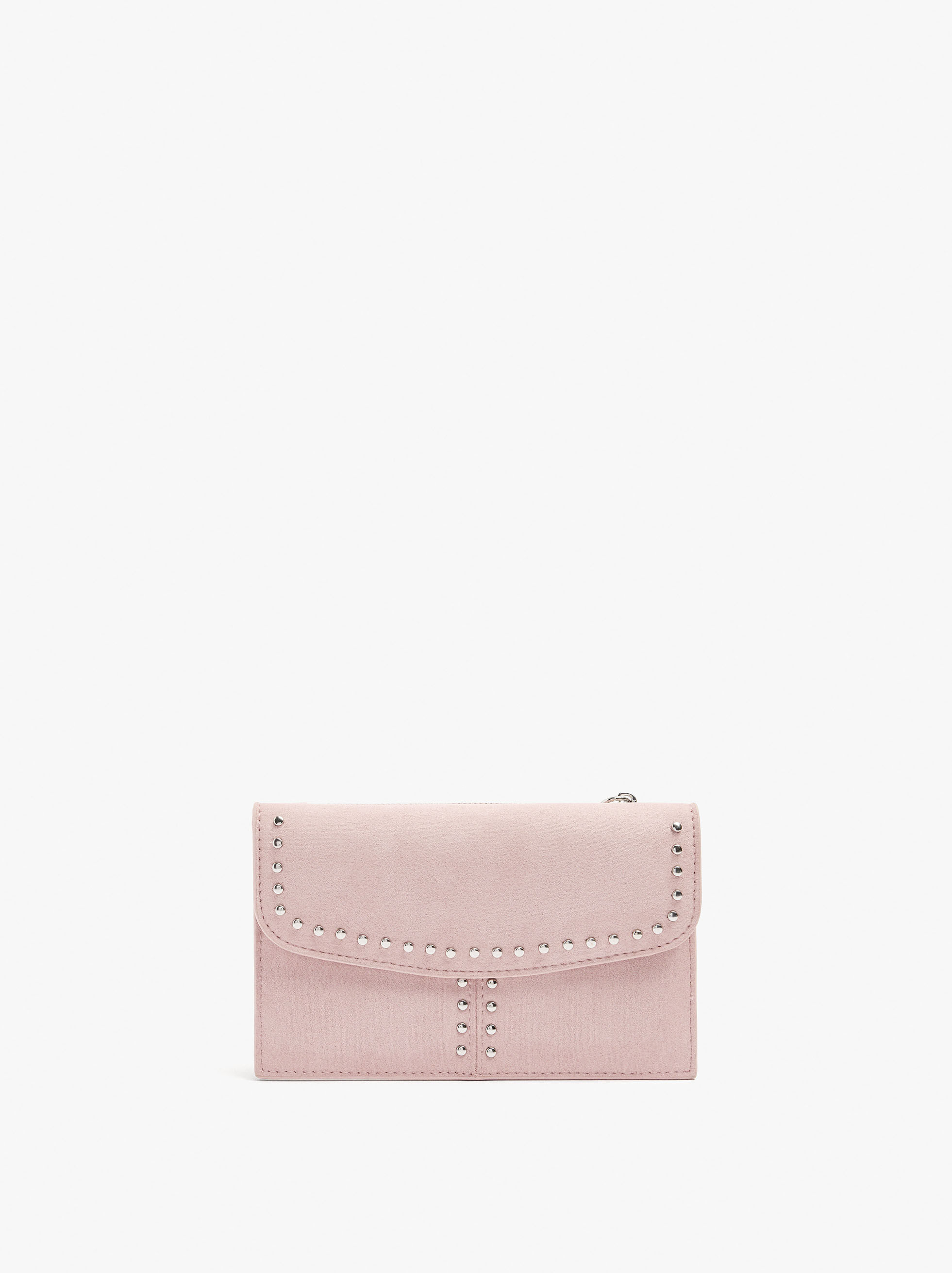 Bolsa multiusos com tachas efeito pele